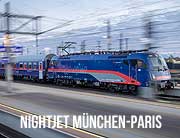 Neues Nachtzug-Angebot: Nightjet von Wien über München und Paris Gare de l'Est (©Foto: Harald Eisenberger,  ÖBB)